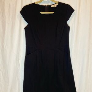 LOFT Petite Classic Black Mini Dress